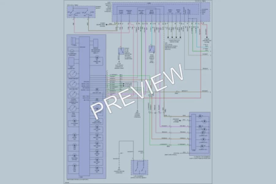 2010 Chevrolet Malibu Instrument Cluster wiring diagram preview