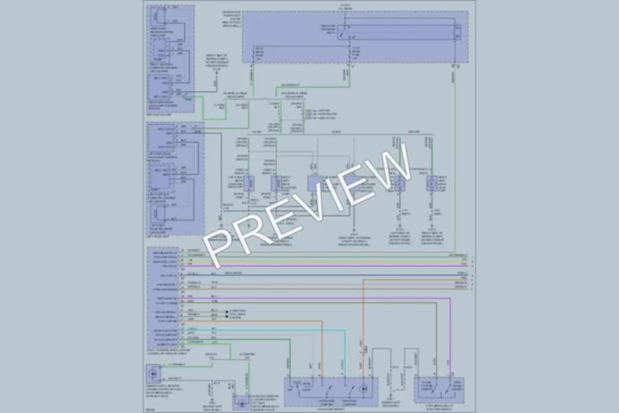2010 Chevrolet Traverse Headlights wiring diagram preview