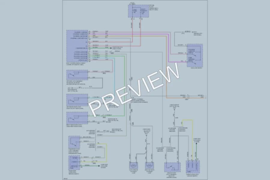 2010 Chevrolet Traverse Interior Lights wiring diagram preview