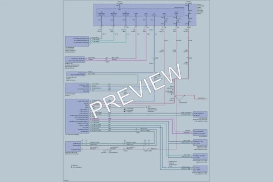 2010 Dodge Avenger Air Conditioning wiring diagram preview