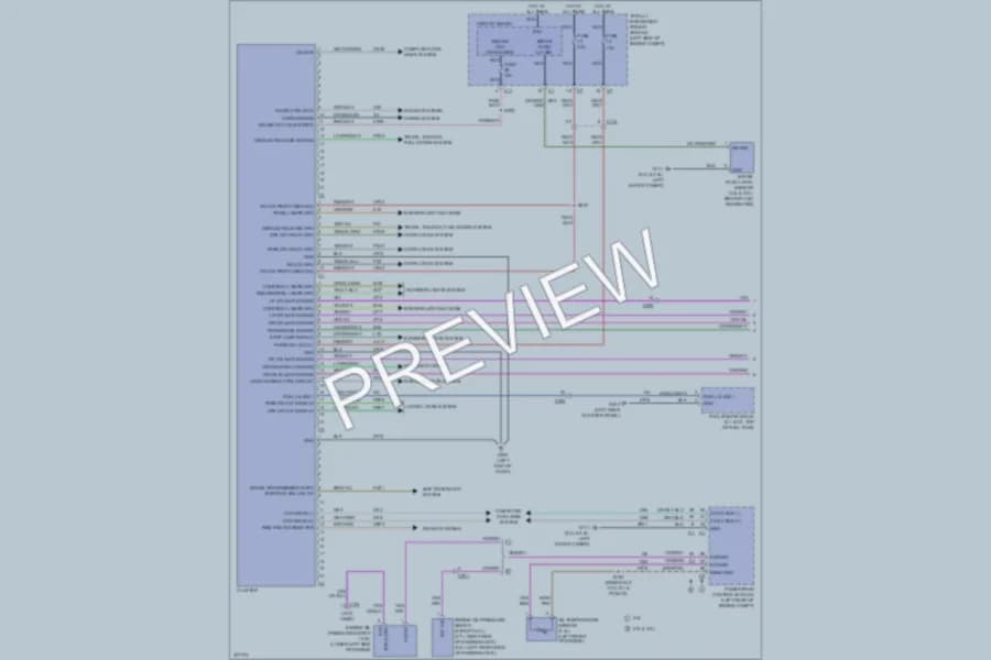 2010 Dodge Avenger Instrument Cluster wiring diagram preview