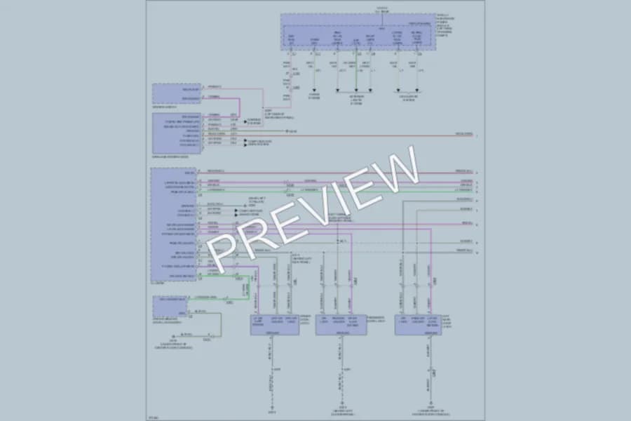 2010 Dodge Caliber Power Door Locks wiring diagram preview