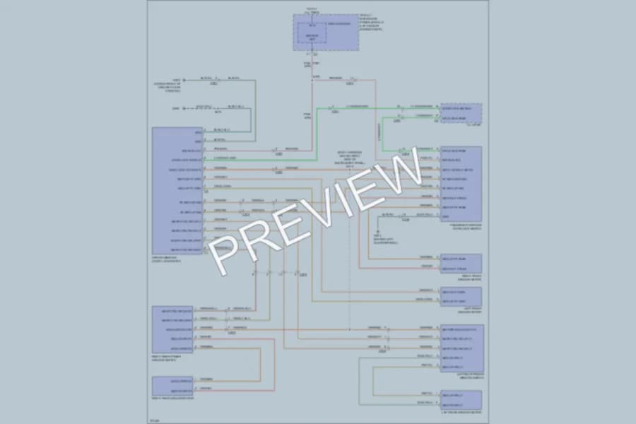 2010 Dodge Caliber Power Windows wiring diagram preview