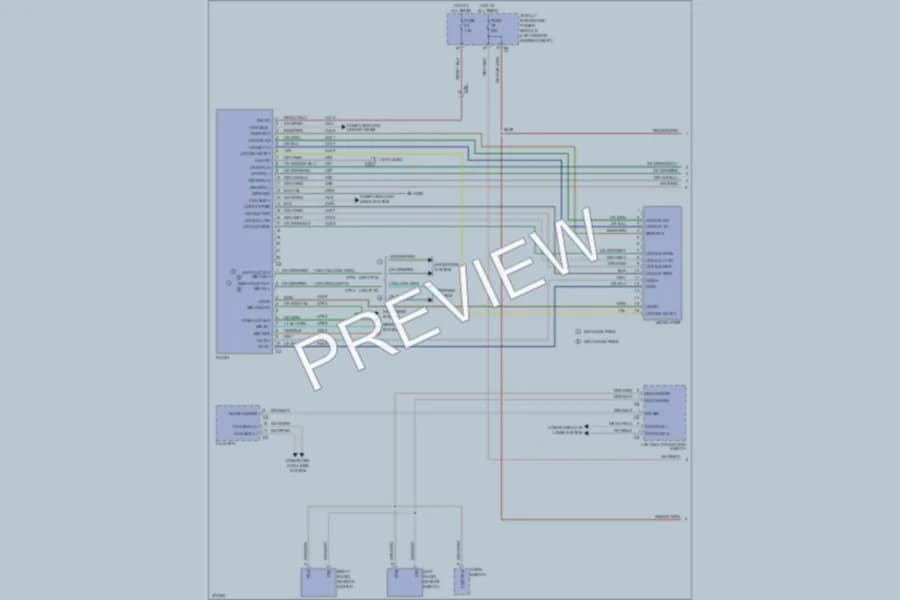 2010 Dodge Caliber Radio wiring diagram preview