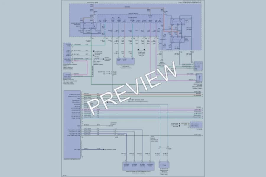 2010 Dodge Challenger Air Conditioning wiring diagram preview