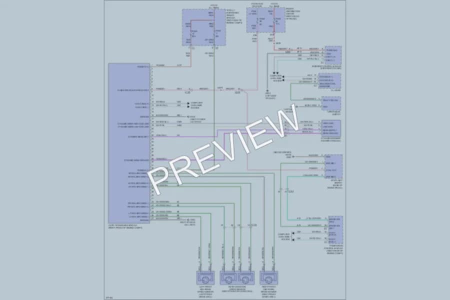 2010 Dodge Challenger Anti Lock Brakes wiring diagram preview