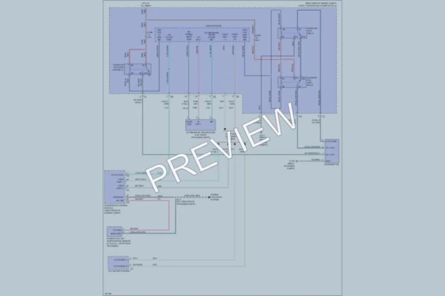 2010 Dodge Challenger Cooling Fan wiring diagram preview