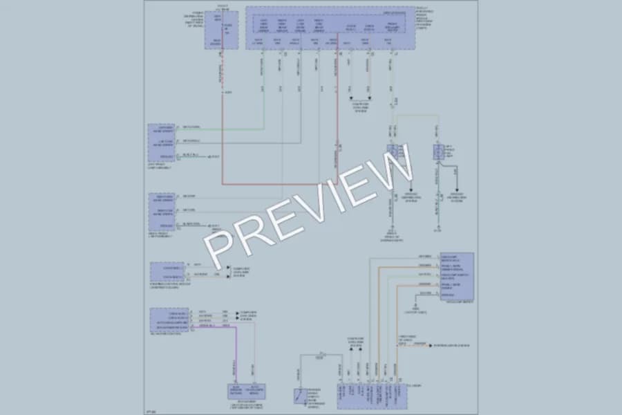 2010 Dodge Challenger Headlights wiring diagram preview