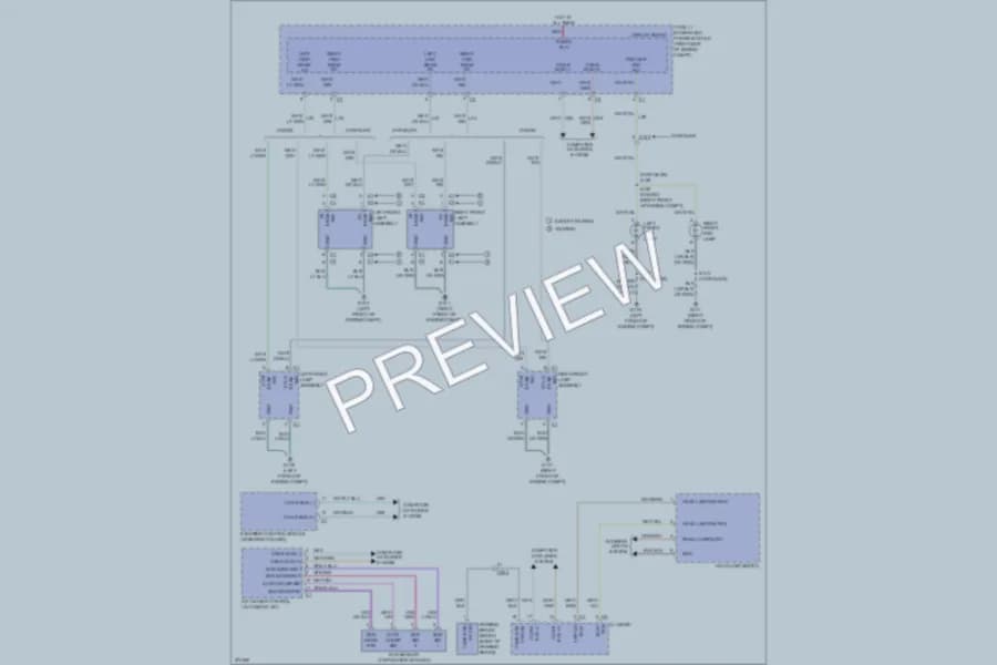 2010 Dodge Charger Headlights wiring diagram preview