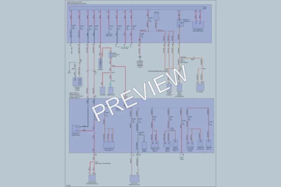 2010 Dodge Charger Power Distribution wiring diagram preview