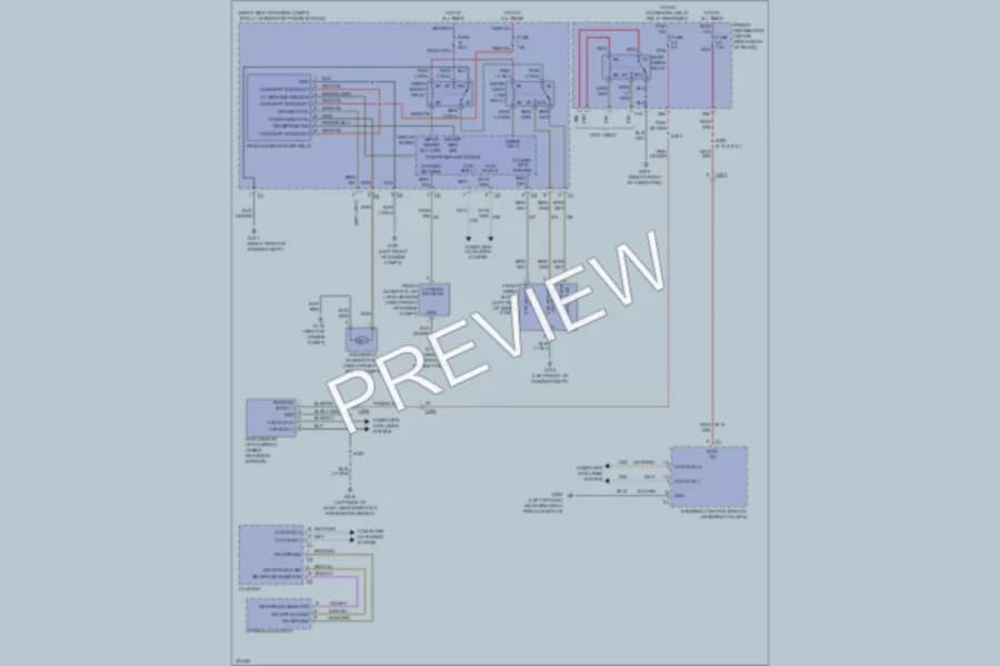 2010 Dodge Charger Wiper Washer wiring diagram preview