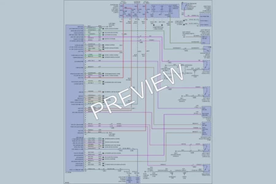 2010 Dodge Dakota Instrument Cluster wiring diagram preview