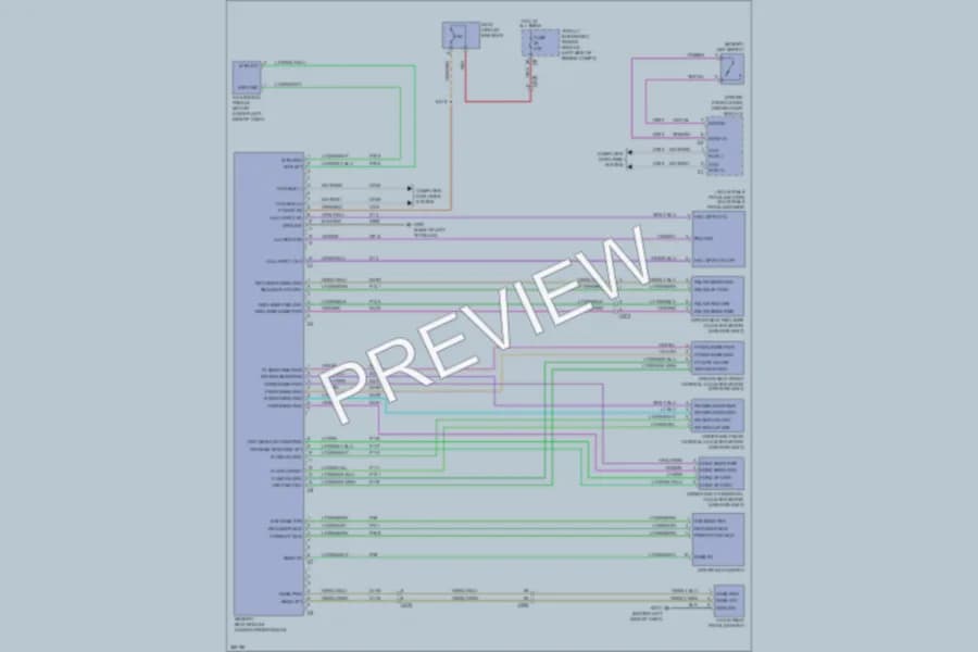 2010 Dodge GrandCaravan Memory Systems wiring diagram preview