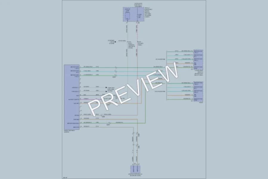 2010 Dodge GrandCaravan Power Mirrors wiring diagram preview