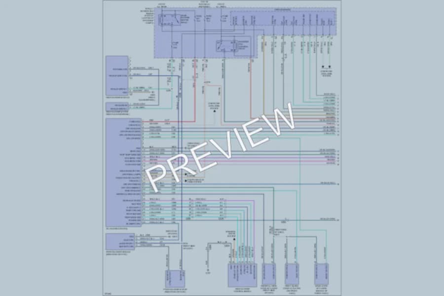 2010 Dodge Journey Air Conditioning wiring diagram preview