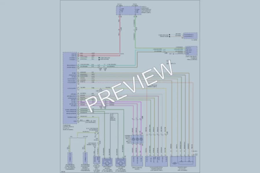2010 Dodge R1500 Cruise Control wiring diagram preview with protected circuit layout