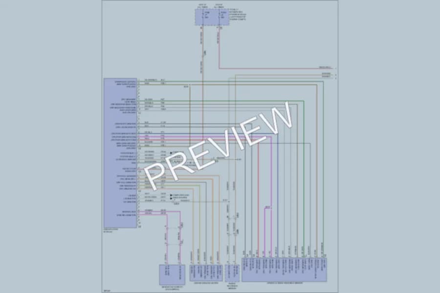 2010 Dodge R1500 Memory Systems wiring diagram preview with protected circuit layout