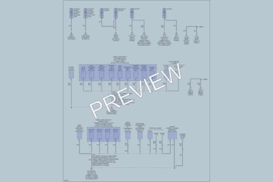 2010 Ford E350 Super Duty Ground Distribution wiring diagram preview with protected circuit layout