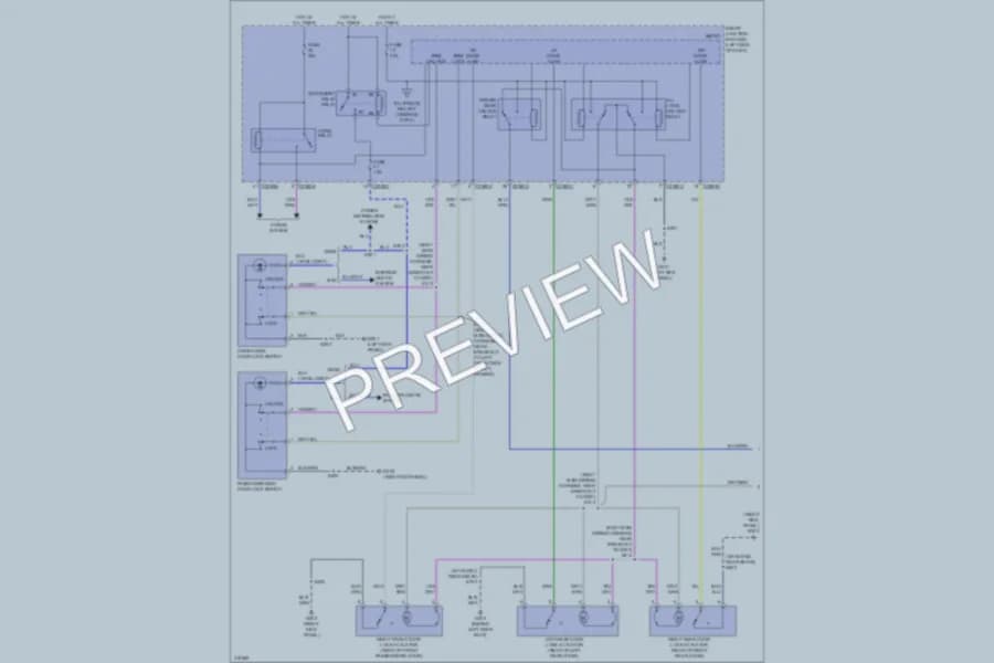 2010 Ford Edge Anti Theft wiring diagram preview