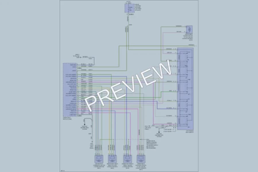 2010 Ford Edge Memory Systems wiring diagram preview