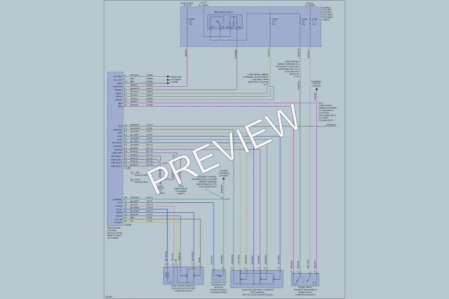 2010 Ford Edge Transmission wiring diagram preview