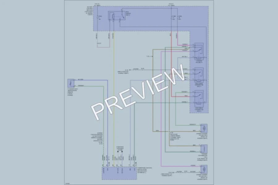 2010 Ford EscapeHybrid Cooling Fan wiring diagram preview