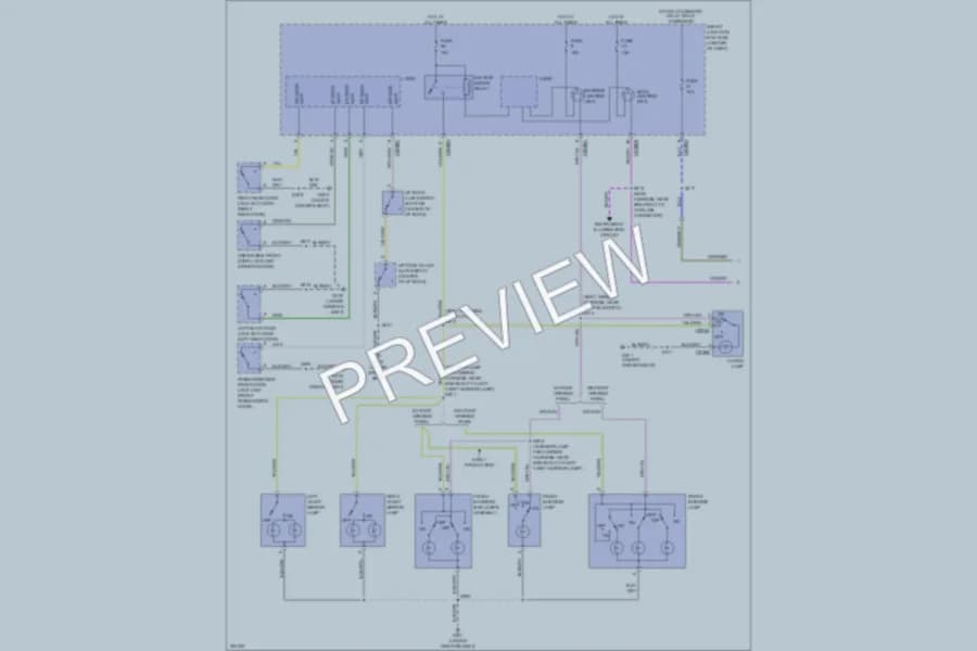 2010 Ford EscapeHybrid Interior Lights wiring diagram preview