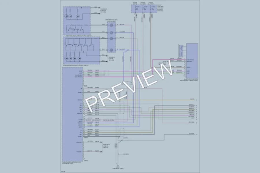 2010 Ford EscapeHybrid Navigation wiring diagram preview
