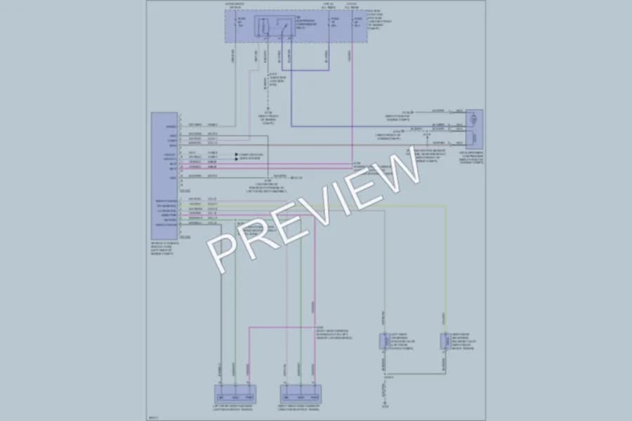 2010 Ford Expedition Electronic Suspension wiring diagram preview