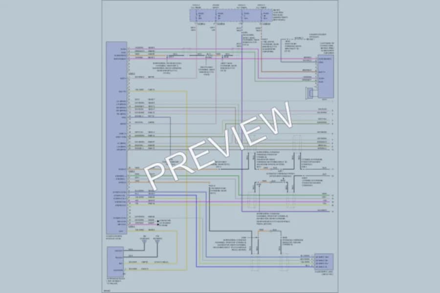2010 Ford Expedition Radio wiring diagram preview