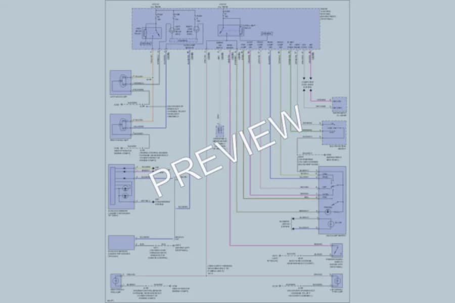 2010 Ford ExpeditionEL Headlights wiring diagram preview