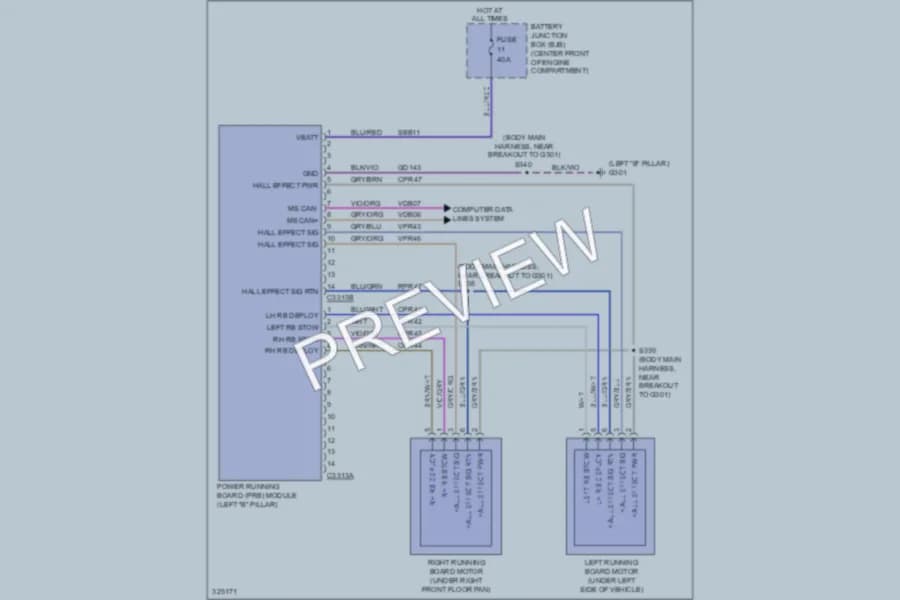 2010 Ford ExpeditionEL Trunk Tailgate Fuel Door wiring diagram preview