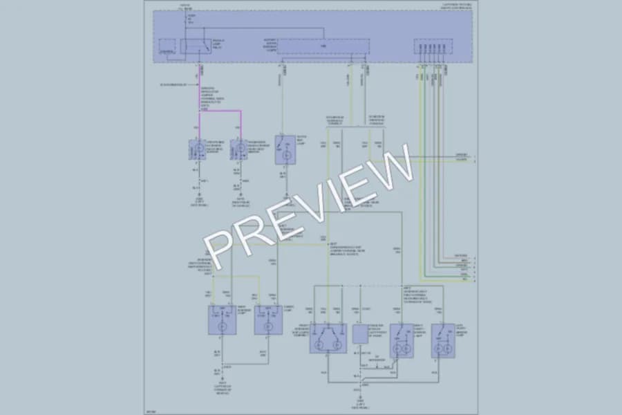 2010 Ford Explorer Interior Lights wiring diagram preview