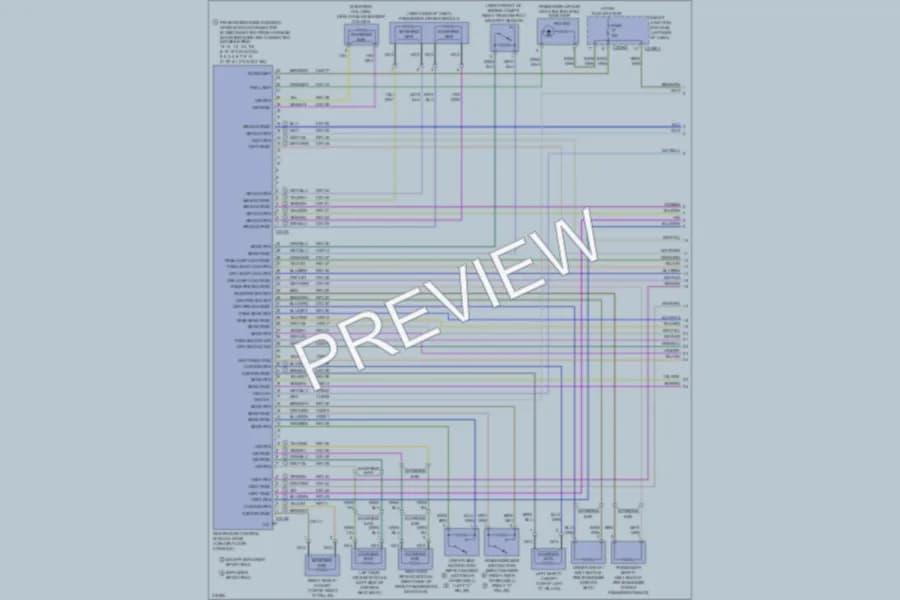 2010 Ford Explorer Supplemental Restraints wiring diagram preview