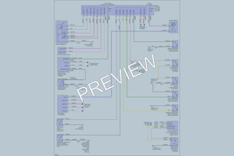 2010 Ford Explorer Warning Systems wiring diagram preview