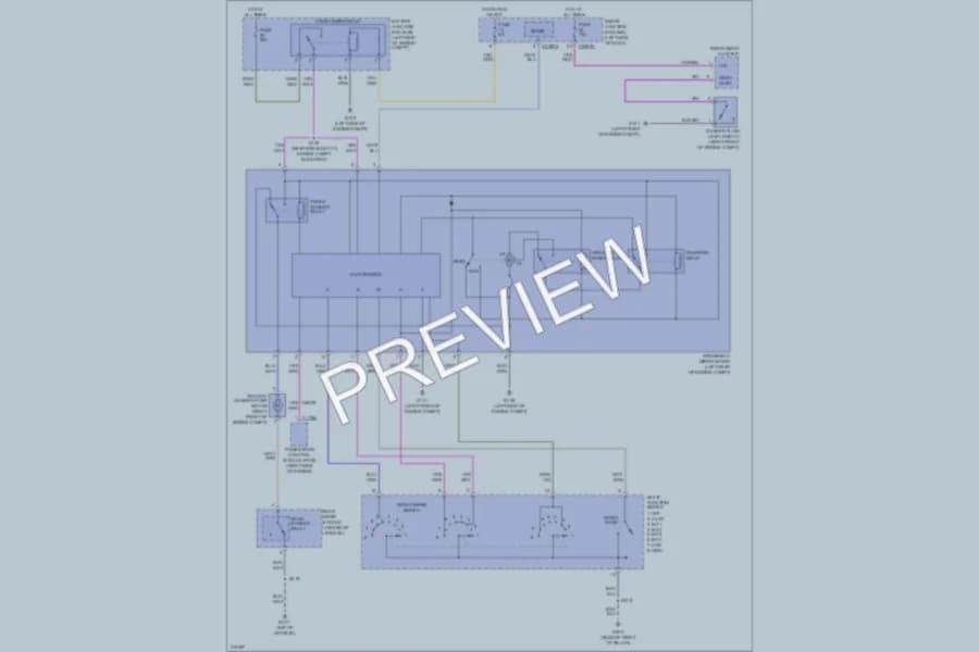 2010 Ford Explorer Wiper Washer wiring diagram preview