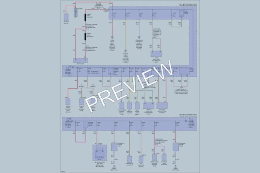 2010 Ford ExplorerSportTrac Power Distribution wiring diagram preview