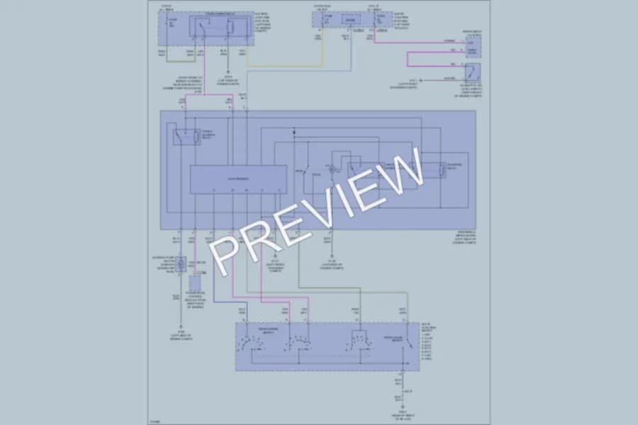 2010 Ford ExplorerSportTrac Wiper Washer wiring diagram preview