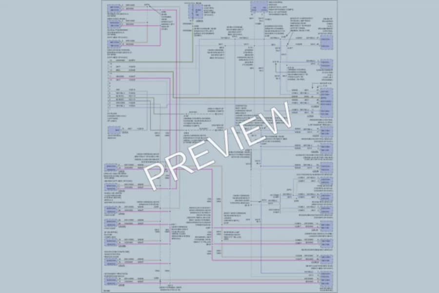 2010 Ford F350 Super Duty Computer Data Lines wiring diagram preview with protected circuit layout