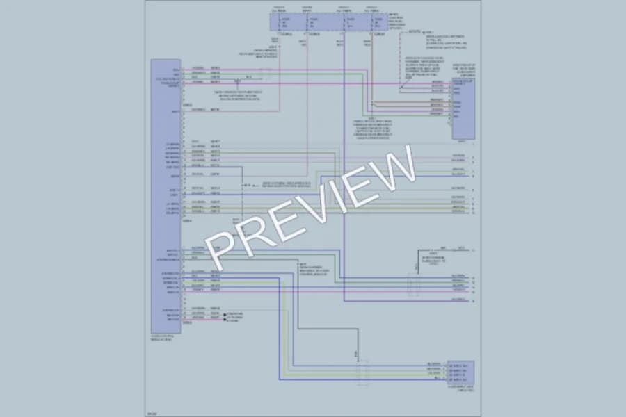 2010 Ford F450ChsCab Radio wiring diagram preview