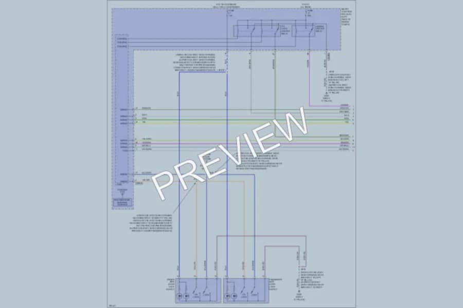 2010 Ford F550ChsCab Power Door Locks wiring diagram preview