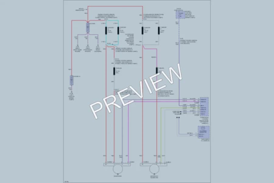 2010 Ford F550ChsCab Starting Charging wiring diagram preview