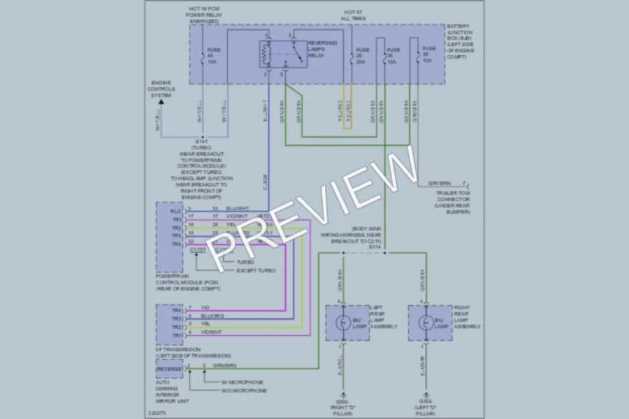 2010 Ford Flex Exterior Lights wiring diagram preview