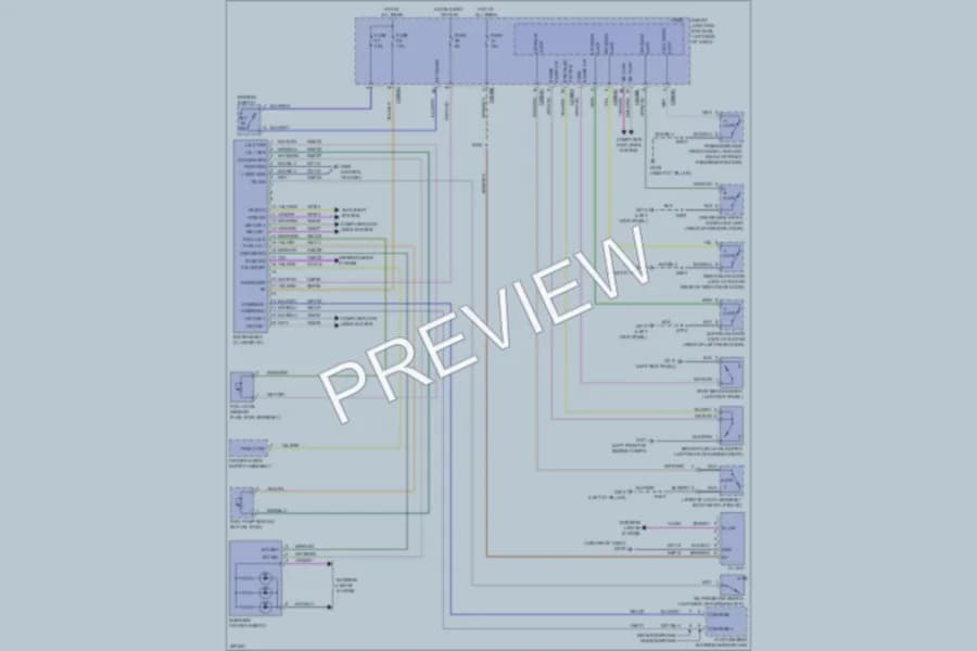 2010 Ford Flex Instrument Cluster wiring diagram preview