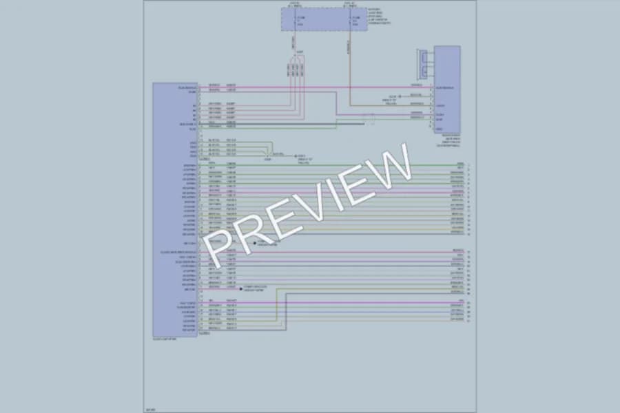 2010 Ford Flex Navigation wiring diagram preview