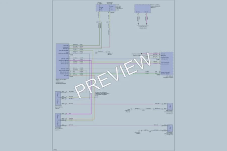 2010 Ford Flex Power Seats wiring diagram preview