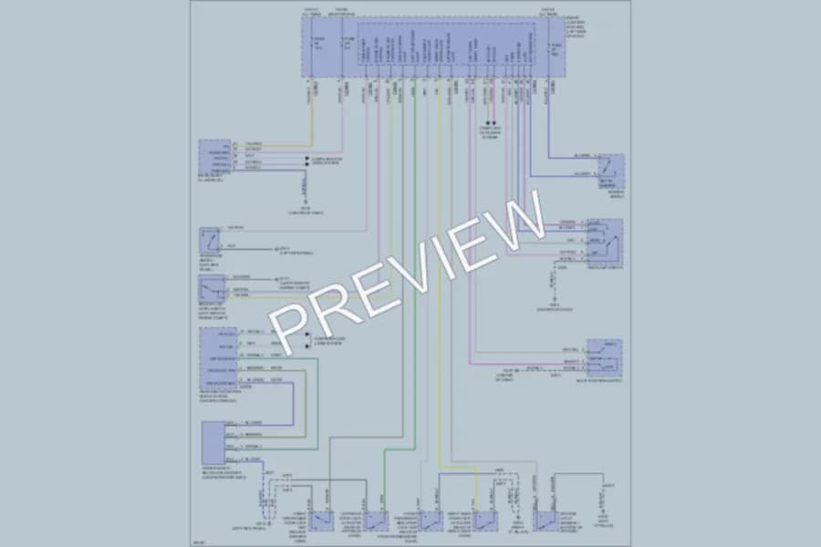 2010 Ford Flex Warning Systems wiring diagram preview