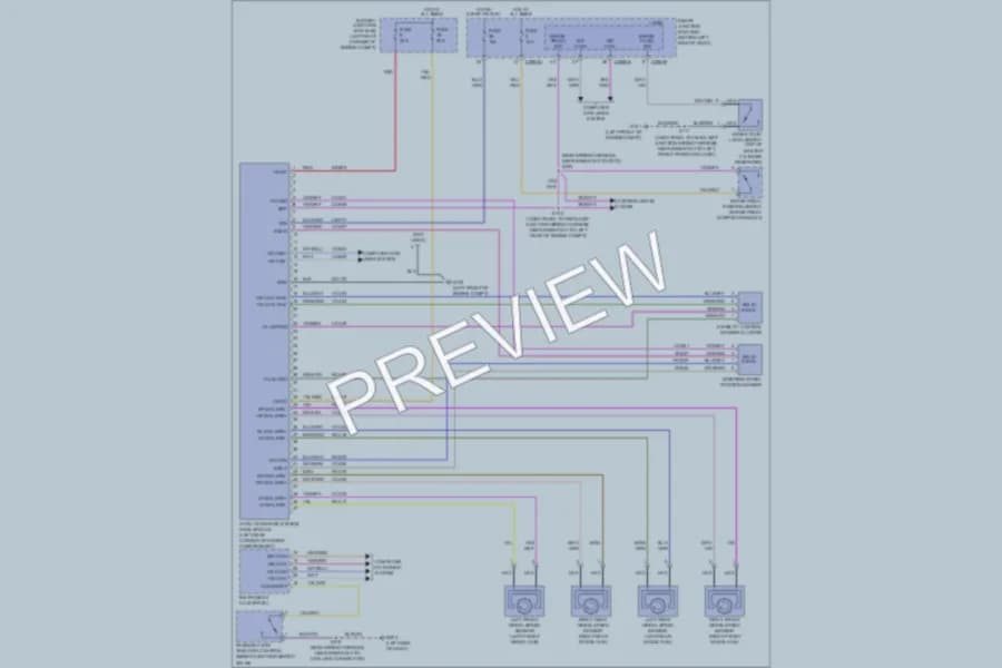 2010 Ford Focus Anti Lock Brakes wiring diagram preview