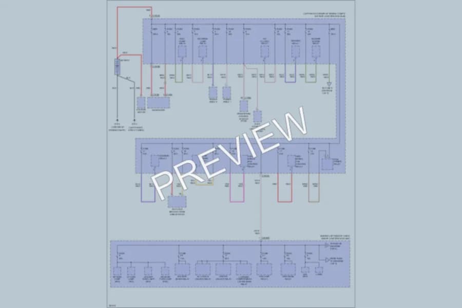 2010 Ford Focus Power Distribution wiring diagram preview