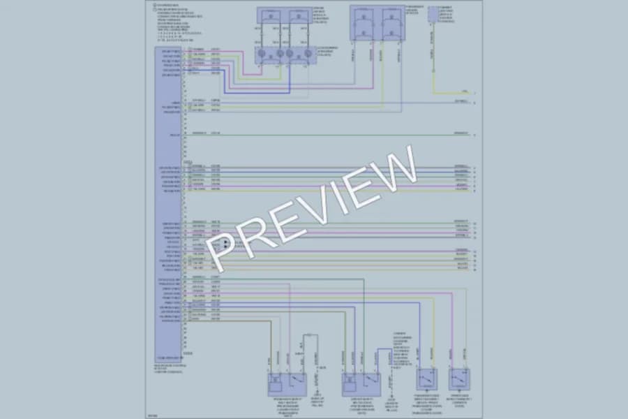 2010 Ford Focus Supplemental Restraints wiring diagram preview